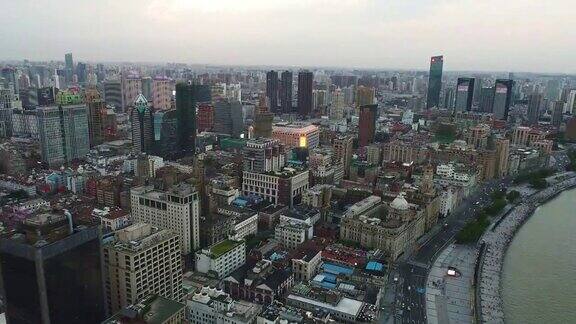 无人机拍摄:上海4K鸟瞰图