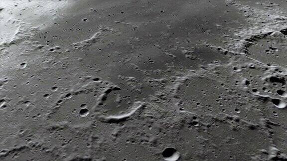 月球表面特写