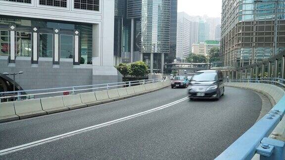 香港城市的延时交通