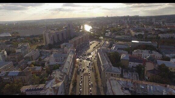 哈尔科夫的空中全景图