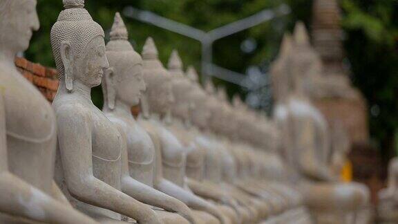 泰国大城府的佛像