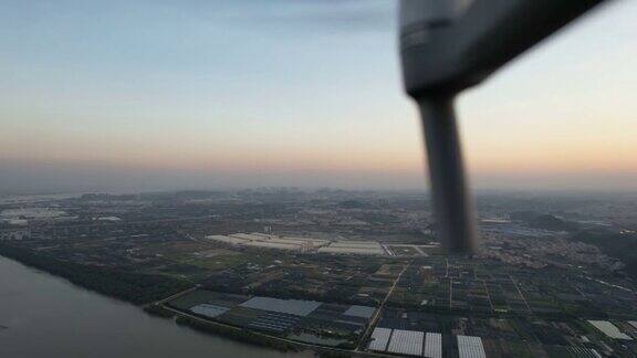 无人机航拍广州城市