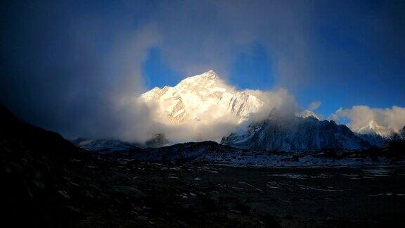 喜马拉雅山脉的风景