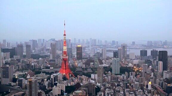 东京塔是位于芝竹园区的一个通讯和观察塔