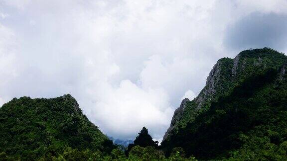 老挝的万荣岩溶地层
