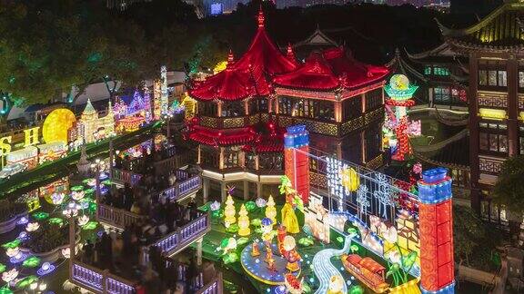 中国上海豫园的元宵节