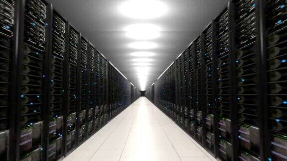 数据中心服务器无尽走廊环路中心