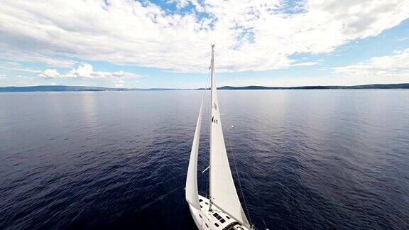 亚得里亚海中的空中帆船