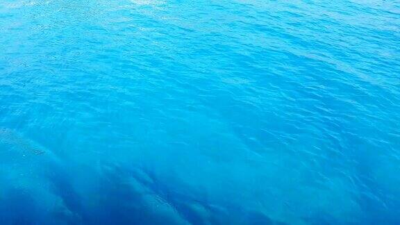 蓝绿色的海