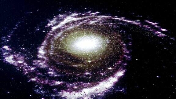 深太空中的螺旋星系