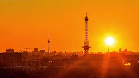 柏林城市景观时间流逝