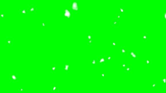 4K真人看雪动画绿盒覆盖无限循环