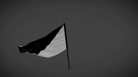 赛车旗帜-每弯黑白旗循环动画与alpha遮罩