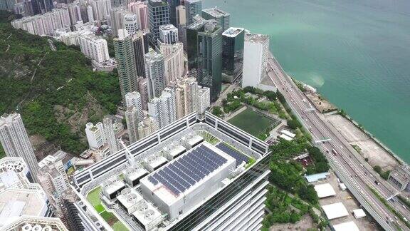 香港的屋顶太阳能系统
