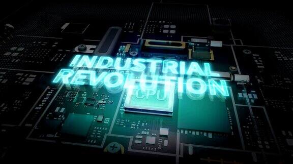 “工业革命”的CPU芯片电路增长人工智能