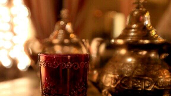 摩洛哥或阿拉伯茶