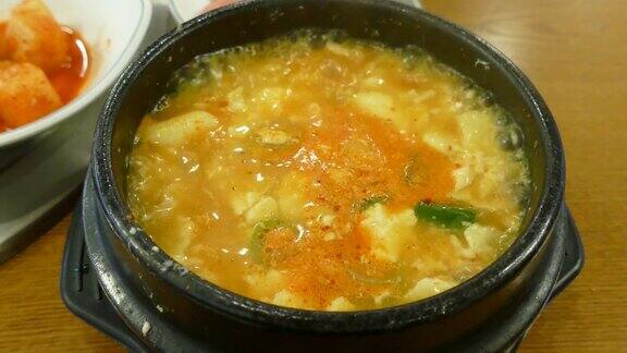 韩式软豆腐汤