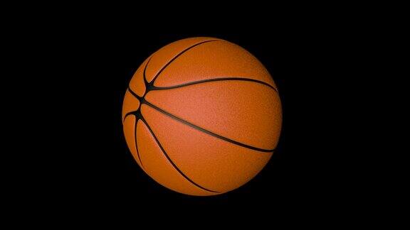 旋转的篮球球