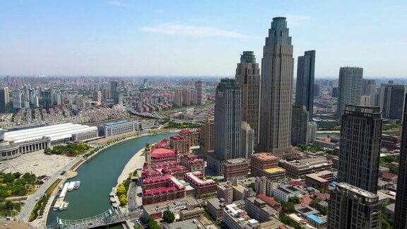 天津城市建筑航拍