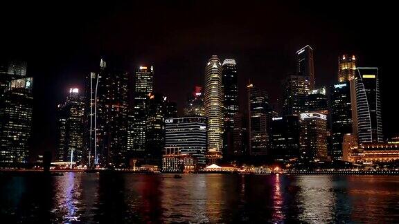 新加坡城市的时间流逝