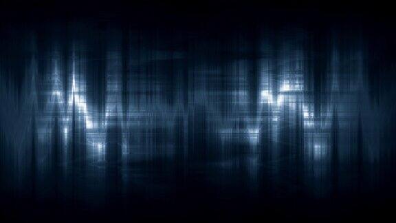 抽象波数字线背景发光粒子照明