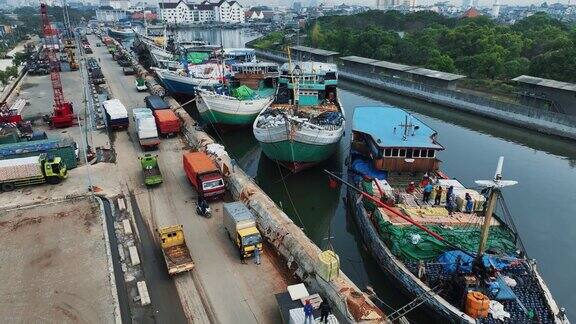 老物流港鸟瞰图