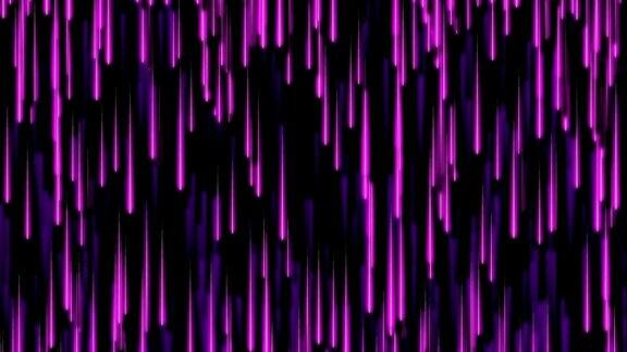 霓虹紫色线条的抽象背景上下移动无缝循环