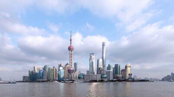 TimeLapseShanghaiSkyline上海中国