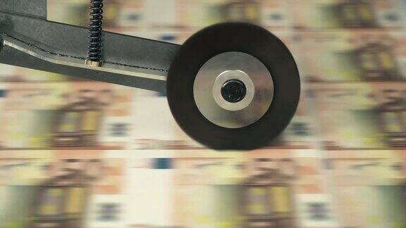 印刷50欧元钞票