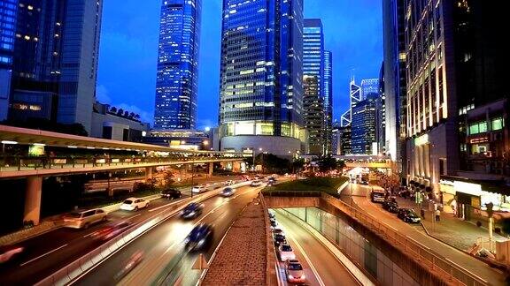 香港中环城市景观
