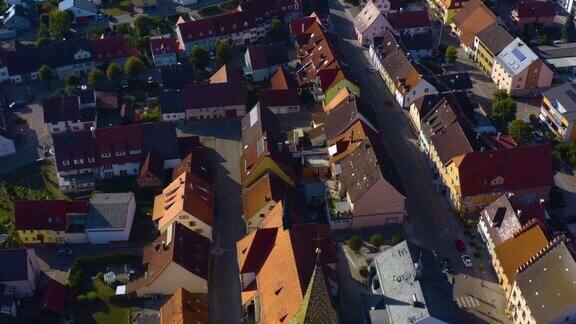 德国盖辛根市鸟瞰图