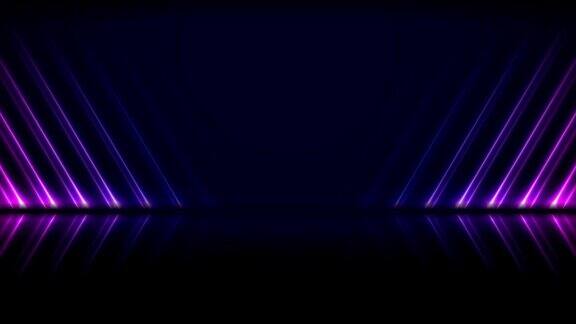 蓝紫外光氖激光线技术视频动画