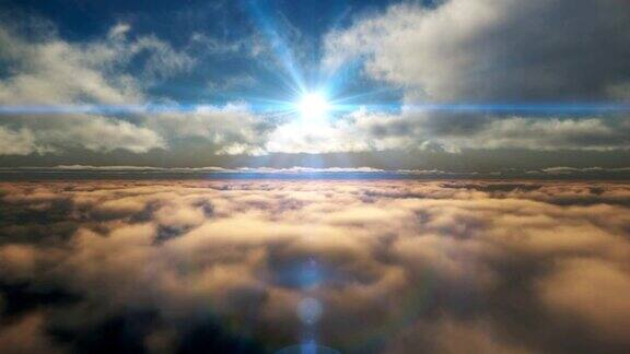 飞在云