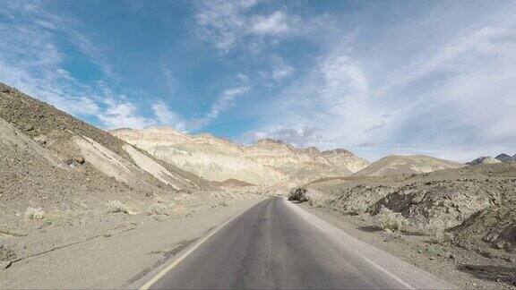 死亡谷沙漠开车旅行