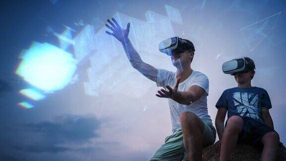 在VR耳机中探索虚拟现实世界