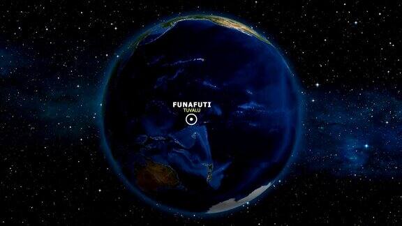 地球放大地图-图瓦卢富纳富提