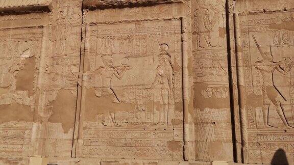 埃及埃德夫的荷鲁斯古庙遗址