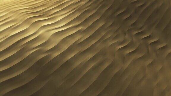 炎热的沙漠沙丘