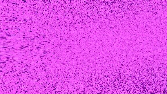 3D循环无缝镜头动画抽象背景隧道4k环形抽象高科技隧道霓虹灯摄像机飞过隧道紫色霓虹灯闪烁