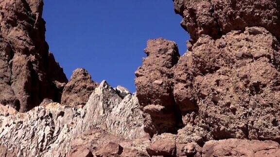 西班牙特内里费岛泰德国家公园的岩石