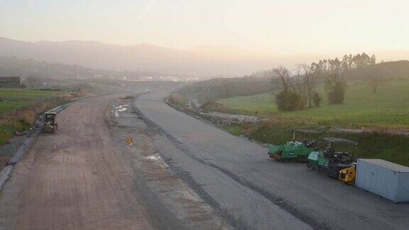 高速公路在建设中