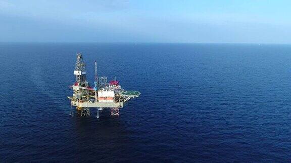 海上油气生产石油管道库存视频