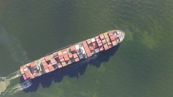 海上集装箱货轮的物流运输