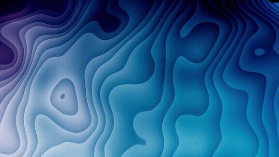 几何形状波浪线动画新潮的彩色抽象形状波浪动画V_16