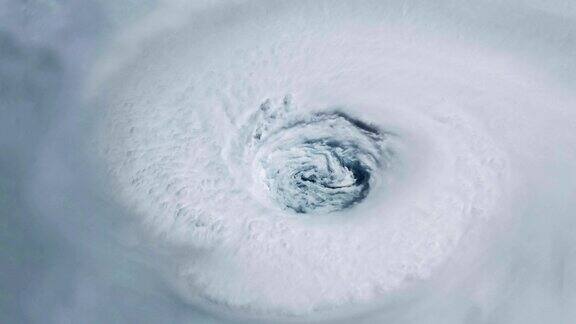 海面上的飓风卫星图像