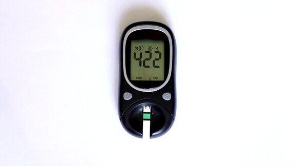 测量血糖水平的血糖仪