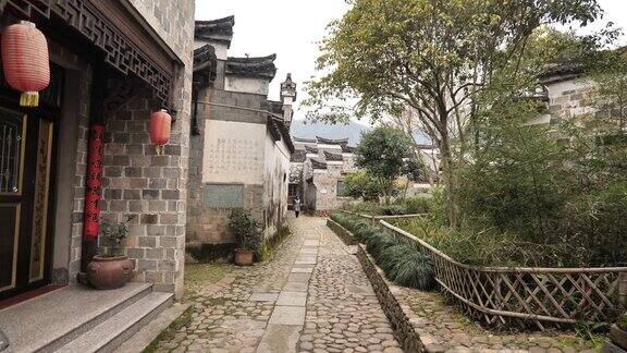 浙江衢州市年八渡古镇的风景