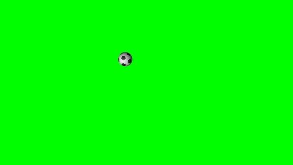 飞行足球动画视频过渡