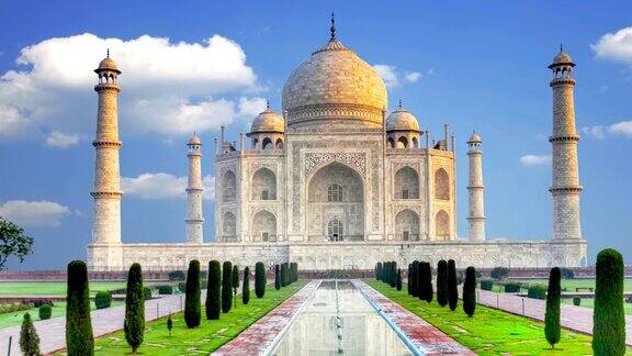 美丽的泰姬陵阿格拉印度