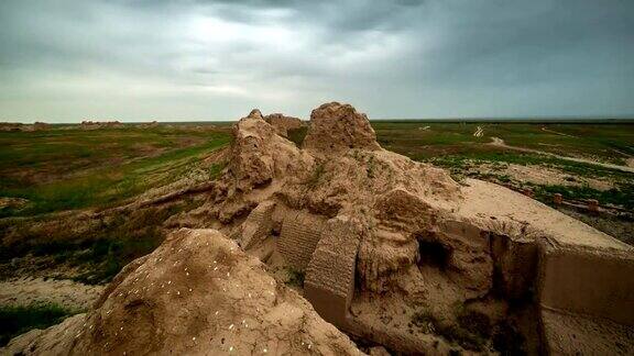 哈萨克斯坦索兰古城遗址的全高清照片